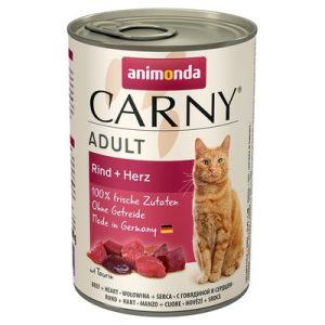 Animonda Carny Adult (marha,szív) konzerv - Felnőtt macskák részére (400g)