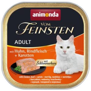 Animonda Vom Feinsten No Grain (csirke-sárgarépaszószban) alutálkás -Felnőtt macskák részére (100g)