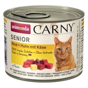 Animonda Carny Senior (csirke,marha,sajt) konzerv - Idős macskák részére (200g)