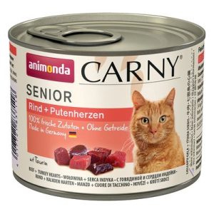 Animonda Carny Senior (marha,szív) konzerv - Idős macskák részére (200g)