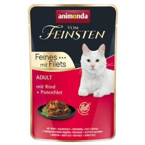 Animonda Vom Feinsten Feines mit Filets - nedvestáp (marhahús,pulykamell filé) macskák részére (85g)