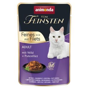 Animonda Vom Feinsten Feines Filets (vad, pulykamellfilé) alutasakos macskák részére (85g)