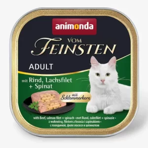 Animonda Vom Feinsten Gourmet (marha,lazacfilé,spenót) alutálkás -Felnőtt macskák részére (100g)