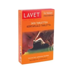 Lavet Skin Tabletten - Vitamin készítmény (bőrtápláló) macskák részére 42,5g/50db tbl.