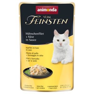Animonda Vom Feinsten Pouch (csirkemell, sajt) alutasakos - Felnőtt macskák részére (50g) 18db