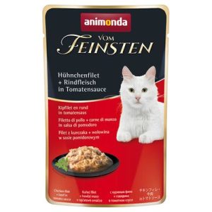 Animonda Vom Feinsten Pouch (csirkemell,marha-paradicsomszószban) alutasakos - Felnőtt macskák részére (50g) 18db