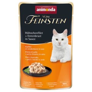 Animonda Vom Feinsten Pouch (csirkefilé,kacsamell szószban) alutasakos - Felnőtt macskák részére (50g) 18db