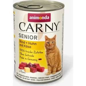 Animonda Carny Senior (csirke,marha,sajt) konzerv - Idős macskák részére (400g)