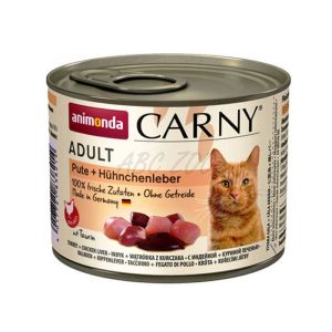 Animonda Carny Adult (pulyka,csirkemáj) konzerv - Felnőtt macskák részére (200g)
